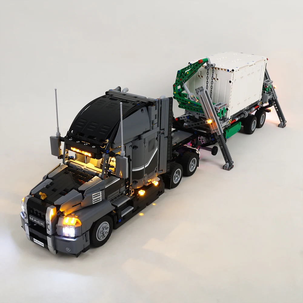 EASYLITE LED Light Kit For 42078 The Mack Anthem Big Truck Set Compatible With 20076 Not Included Building Blocks