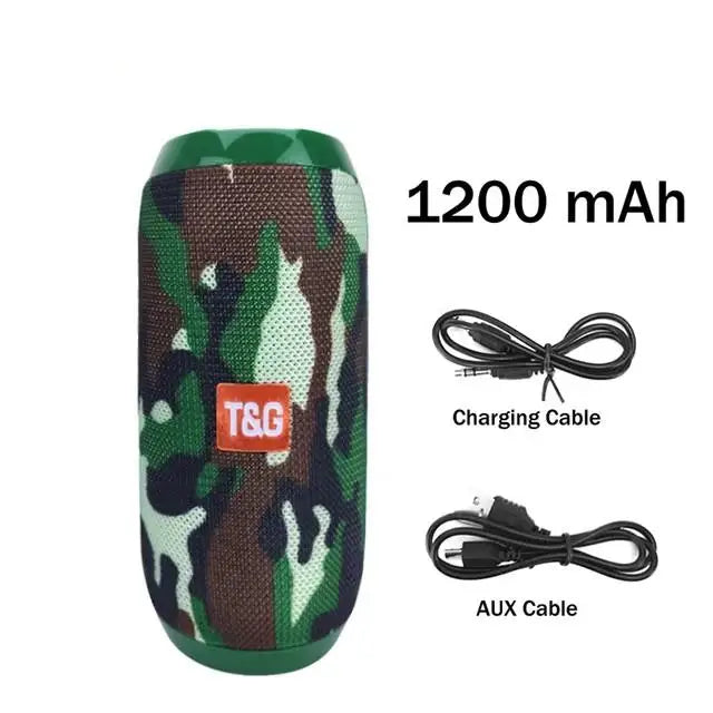 Portable Bluetooth Speaker Wireless , Ipx4 Waterproof Bluetooth 5.0 TWS MP3 Player Paring Aux & Tf-Card Input for Home  Outdoor