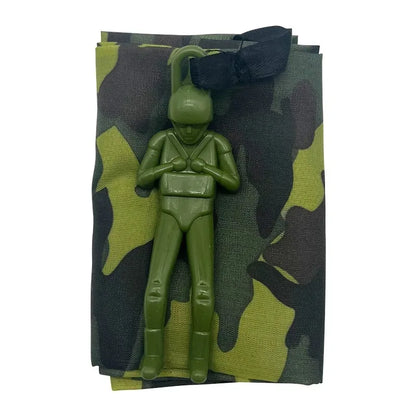 Hand Throwing Parachute Toy Outdoor Flying Parachute Men with Mini Soldier Toys Boys and Girls Children Gifts Flying Parachute