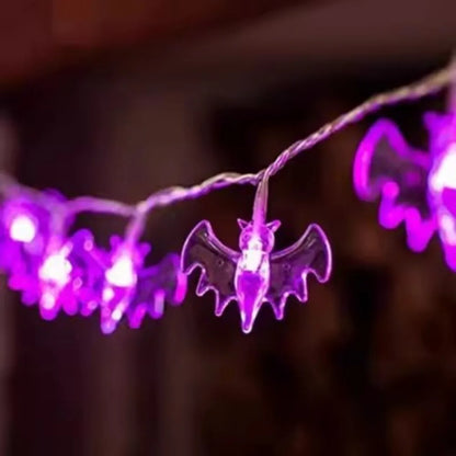 1.5M/3M LED String Lights Halloween Bat Lights for Outdoor Yard Indoor Room