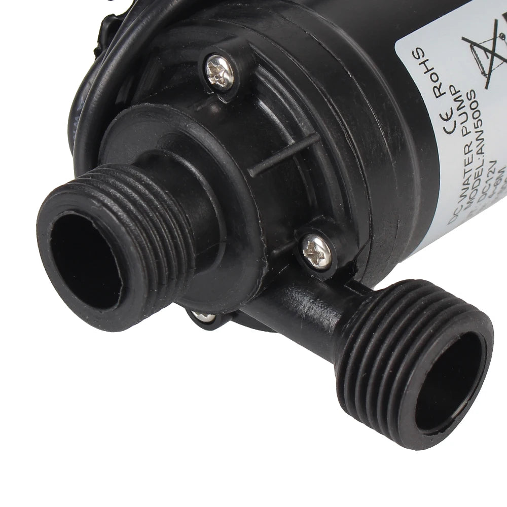 Ultra-quiet 800L/H 5M DC 12V 24V Home Portable Brushless Motor Submersible Water Pump for Cooling System Fountains