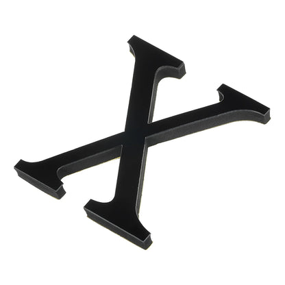 10cm 26 Letters 3D Mirror Acrylic Wall Art Sticker Black Self-Adhesive