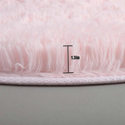 100/120/140/160 Round Rug Fluffy Soft Area Rugs for Kids