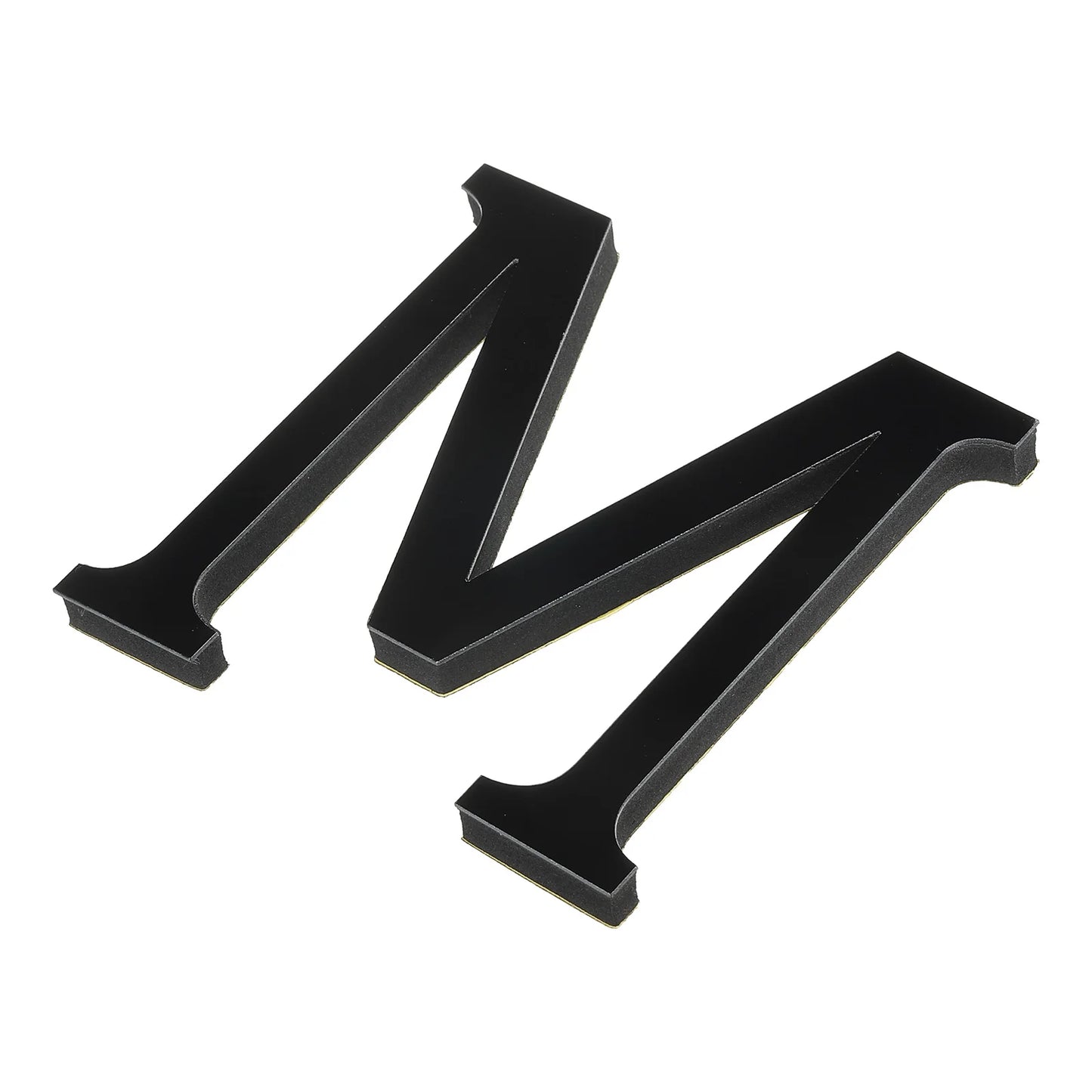 10cm 26 Letters 3D Mirror Acrylic Wall Art Sticker Black Self-Adhesive