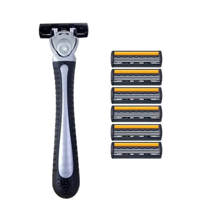 Premium Stainless Steel Safety Razor with Replaceable Blades - Smooth and Comfortable Shave for Men and Women