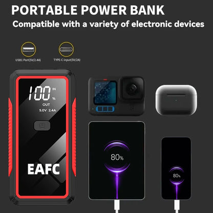 Car Jump Starter 2000A/1200A/600A Car Battery Starter Portable Power Bank Charger 12V