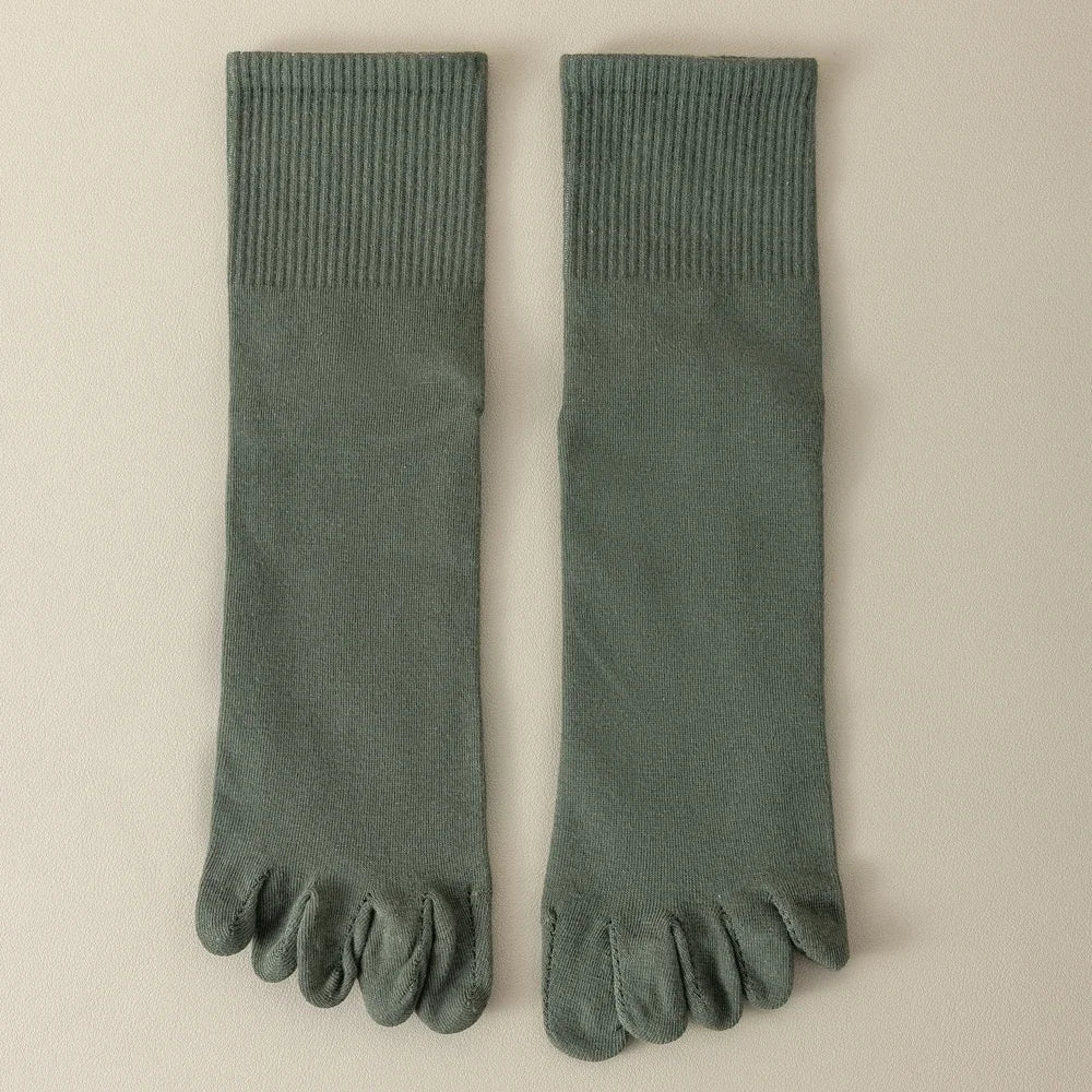 5 Pairs Toe Socks Men High Quality Cotton Five Finger Socks Thin Summer Sports Socks with Separate Finger