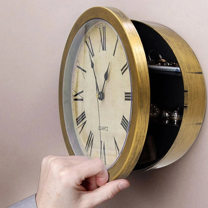 Hidden Safe Large Wall Clock Safety Box Secret Secuirty Box Money Jewellery Stuff Storage home office Cash Safes