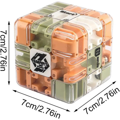 Large 3D Labyrinth Cube Puzzle, 3D Puzzles Maze Cube Ball Puzzle, Spatial AwarenBrain Training Toy or StrRelie & Logic Developme
