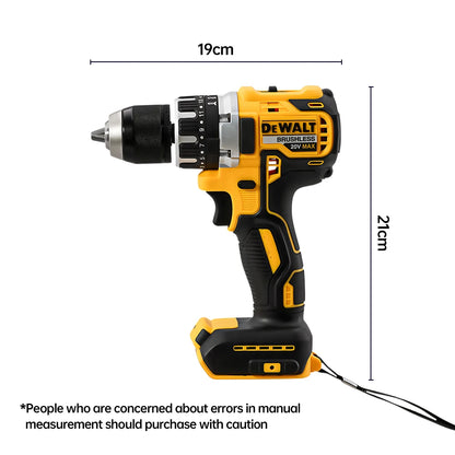 Dewalt DCD796 Compact Cordless Brushless Impact Drill LED Light Powerful Multi-functional Electric Power Tool 20V Battery
