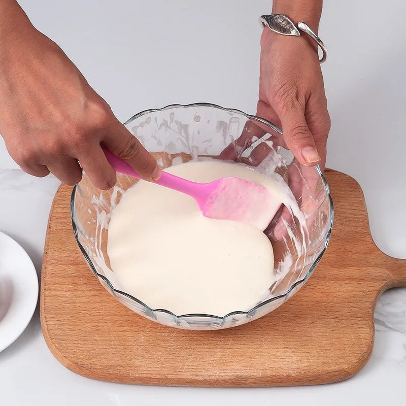 FAIS DU 1PC Silicone Cream Spatula Non-stick Butter Spatula Heat-resistant Kitchen Baking Tools DIY Cake Baking Tools