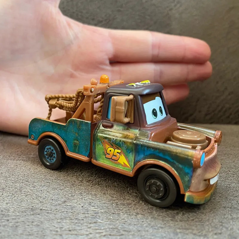 Cars toy Pixar Cars Toy Lightning McQueen Jackson Storm Mater Sally Sheriff 1:55 Diecast Model Car Toy