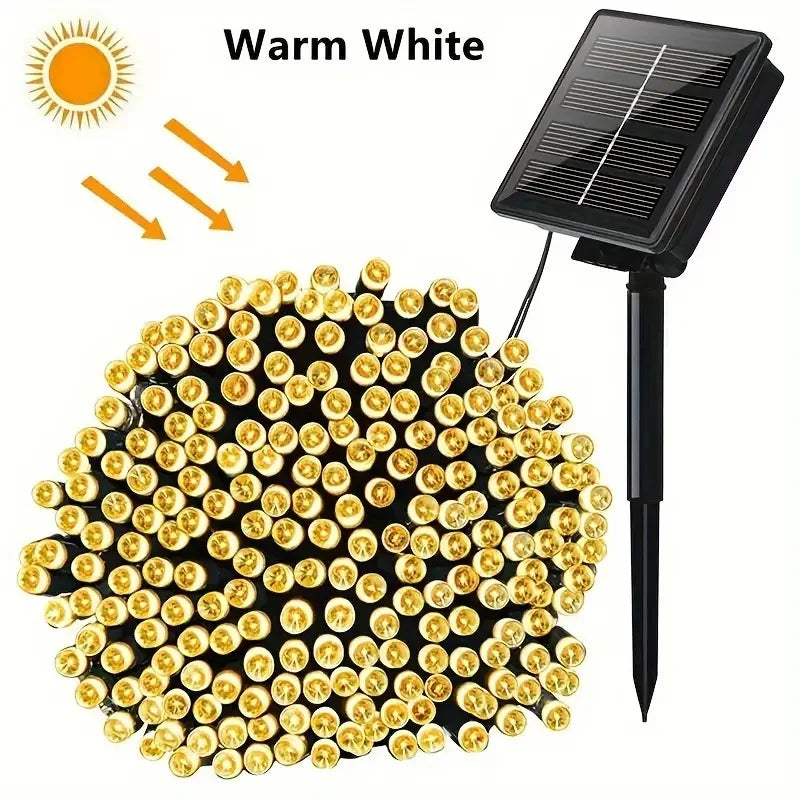 Outdoor Solar Light String LED Holiday Decoration, light String Solar Fairy Light