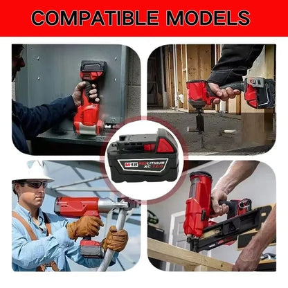 Professional Style
Fast Shipping from the USA
Power your tools with this premium 18V 6.0Ah lithium-ion replacement battery compatible with Milwaukee M18 cordless power tools. Designed for long-lasting performance, stable powe