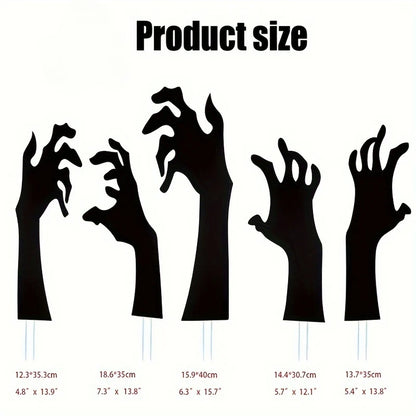 Halloween Decoration Black Hand Courtyard Outdoor Garden Lawn Stake