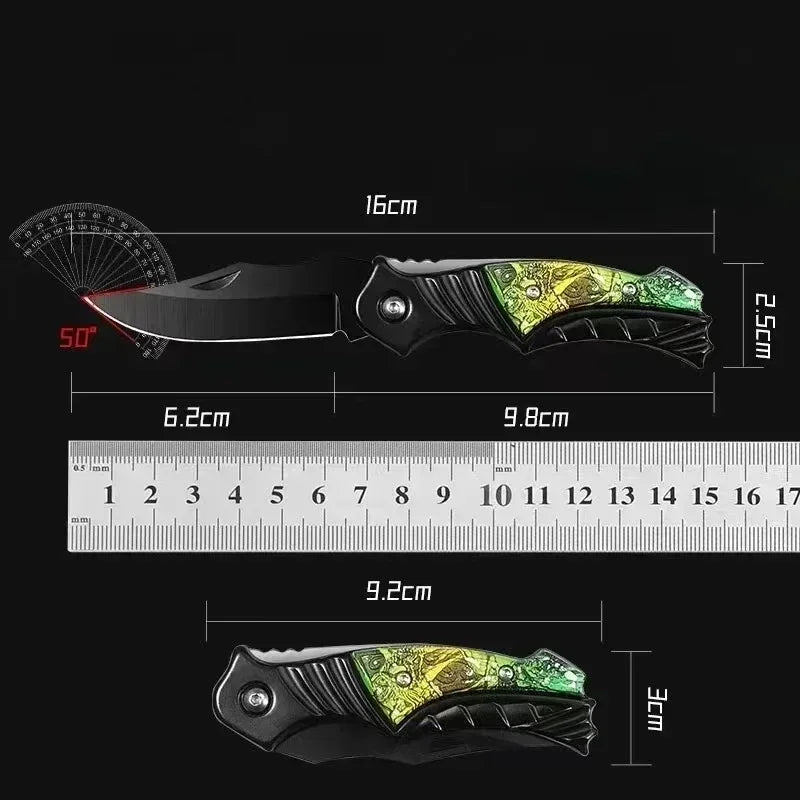 2025 new high quality  Portable Outdoor Folding Pocket Knife - Sharp Survival Knife for Camping, Hiking