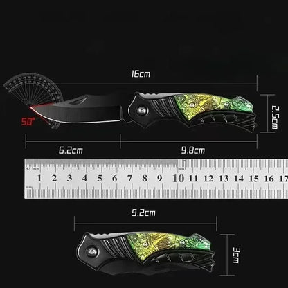 2025 new high quality  Portable Outdoor Folding Pocket Knife - Sharp Survival Knife for Camping, Hiking