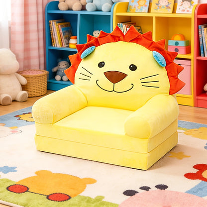 Foldable Kids Sofa Baby Seat Chair Foam Filled for Reading Relaxing Nursery Bedroom