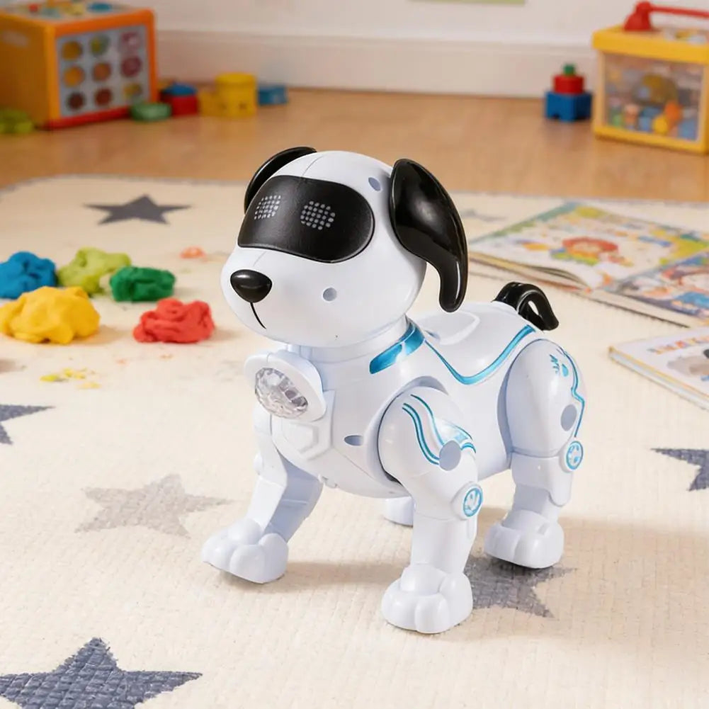1Piece Intelligent Music Robot Dog Programmable Smart Walking Dancing Kids Birthday Gift for Kids Boys Girls