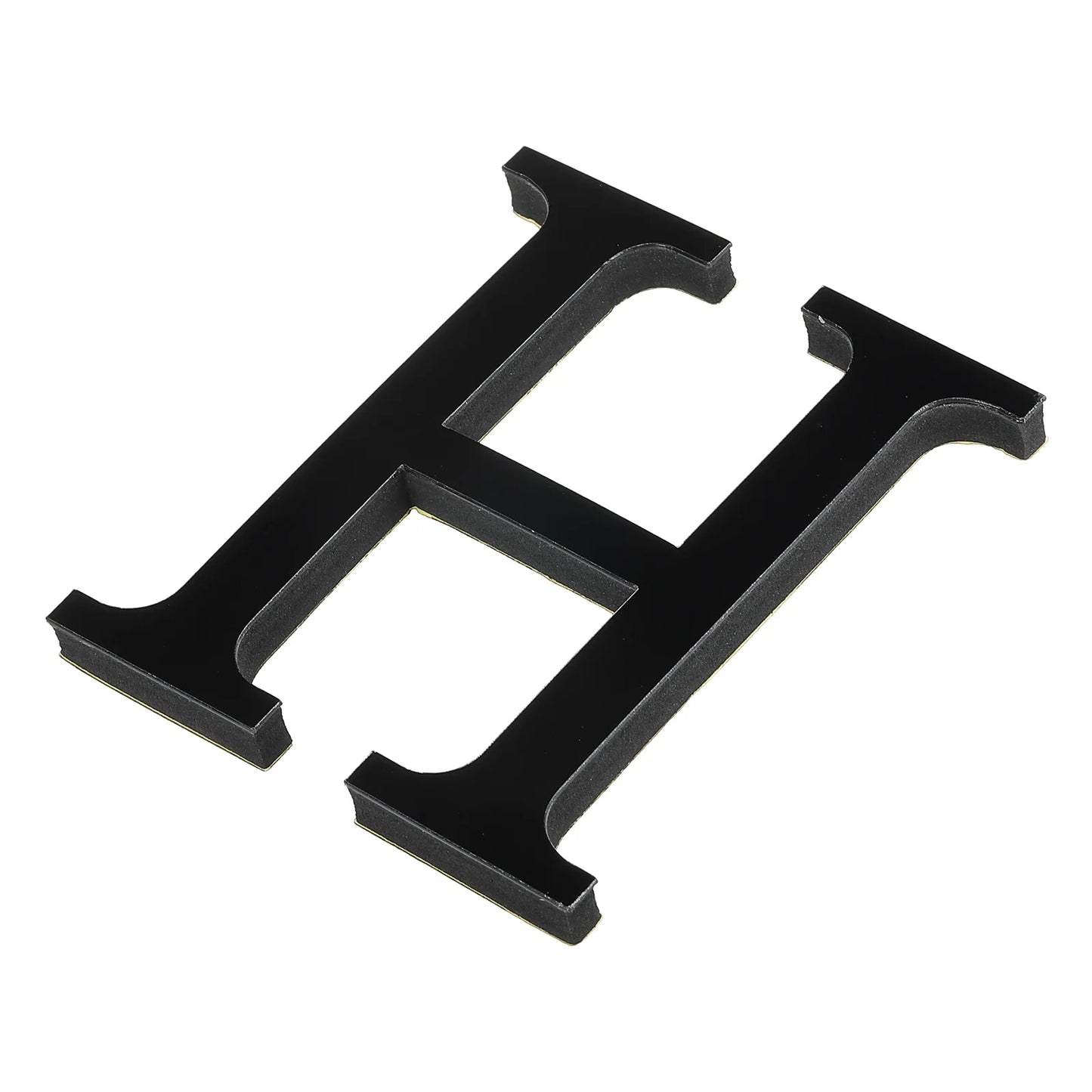 10cm 26 Letters 3D Mirror Acrylic Wall Art Sticker Black Self-Adhesive