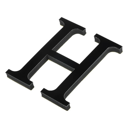 10cm 26 Letters 3D Mirror Acrylic Wall Art Sticker Black Self-Adhesive