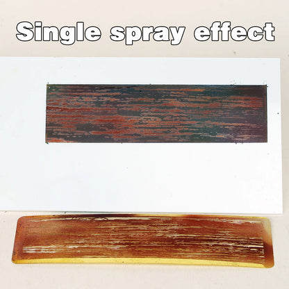 Scale model kit painting tools Reusable metal Hollow airbrush stencil Spray mask Natural wood grain finish Multi-scale