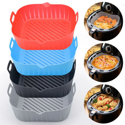 Silicone air fryer special tray food safety