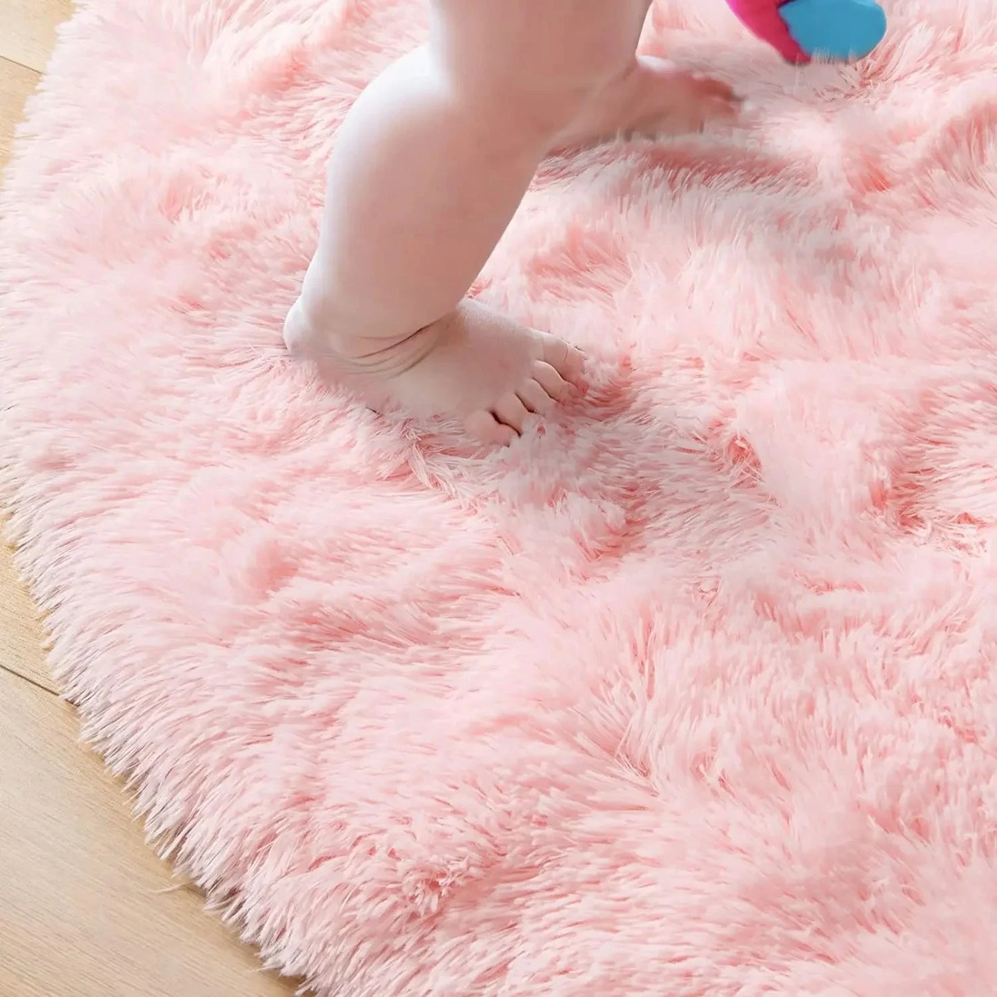 100/120/140/160 Round Rug Fluffy Soft Area Rugs for Kids