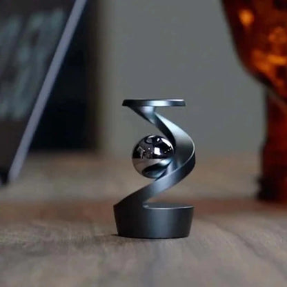 Rotating Desktop Suspended Gyroscope Gravity-Defying Sphere Stress Relief KineticSculpture