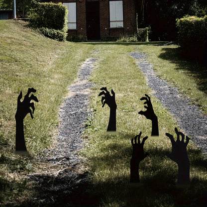 Halloween Decoration Black Hand Courtyard Outdoor Garden Lawn Stake