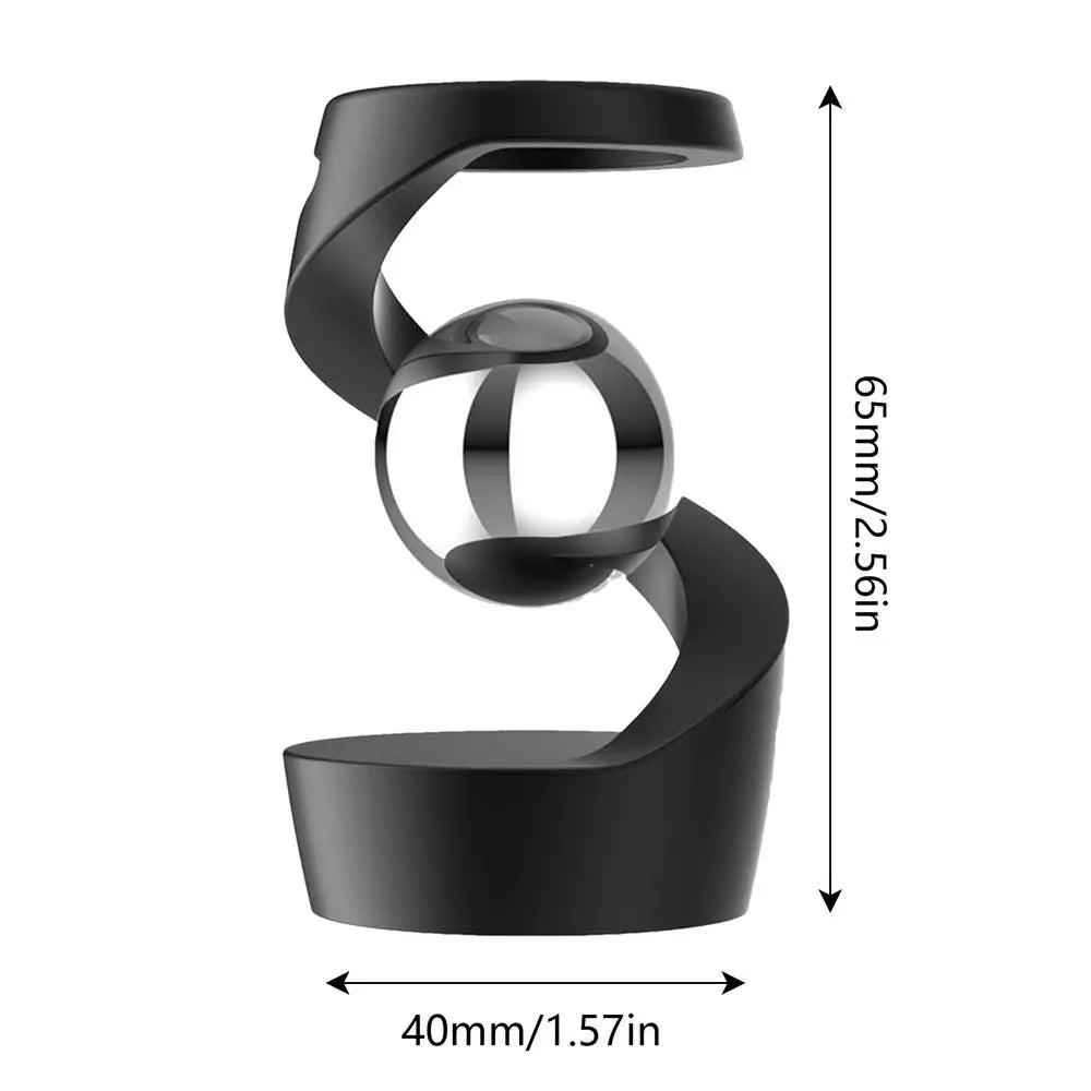 Rotating Desktop Suspended Gyroscope Gravity-Defying Sphere Stress Relief KineticSculpture