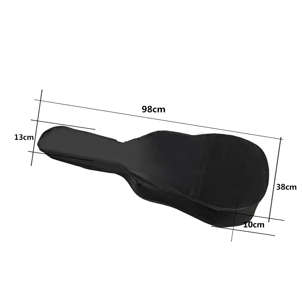 SLADE Portable 38/41 Inch Classical Acoustic Guitar Carry Bag Soft Case with Shoulder Strap Backpack