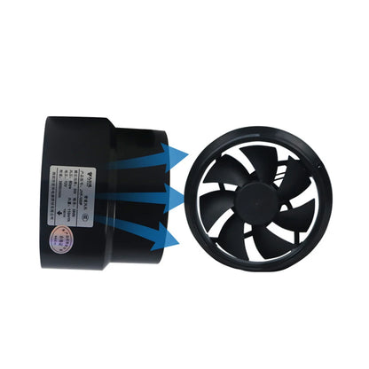 1pc Powerful Duct Fan 12V Ventilation Exhaust Fan 100mm-110mm Duct Extractor Fan For Bedrooms Bathrooms Kitchens Chicken Coops