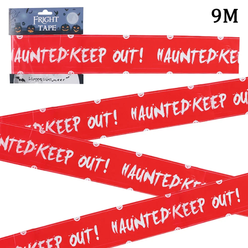 Halloween Party Decoration Warning Tape Scary Caution Tape Roll