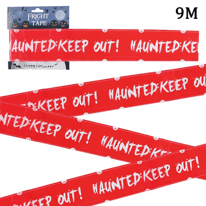 Halloween Party Decoration Warning Tape Scary Caution Tape Roll