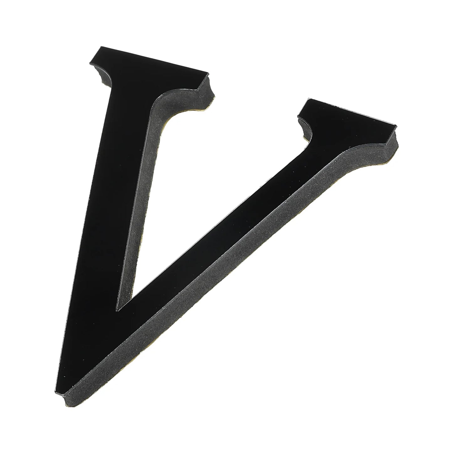 10cm 26 Letters 3D Mirror Acrylic Wall Art Sticker Black Self-Adhesive