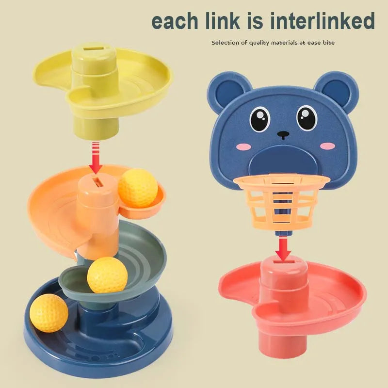 Montessori Baby Toy Rolling Ball Children Montessori Educational Games For Babies
