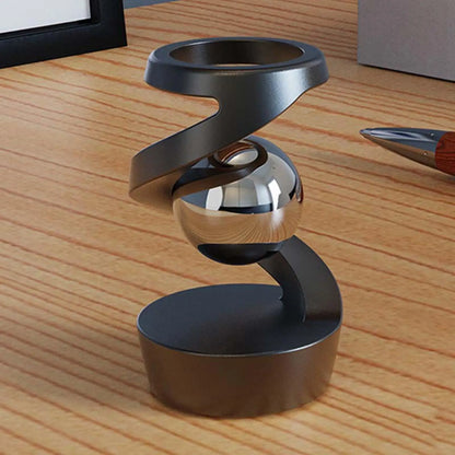 Rotating Desktop Suspended Gyroscope Gravity-Defying Sphere Stress Relief KineticSculpture