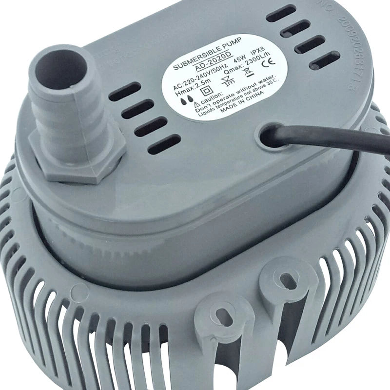 70W Submersible Pump AC220V 380V Environmental Protection Air Conditioning Water Pump 45W Cold Air Fan Water Pump