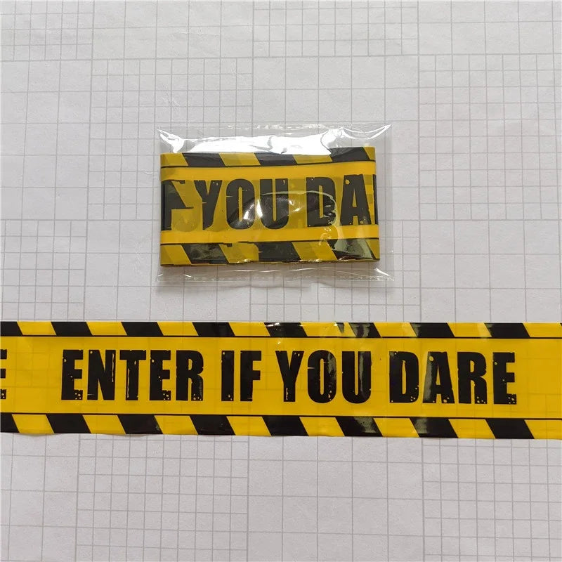 Halloween Party Decoration Warning Tape Scary Caution Tape Roll