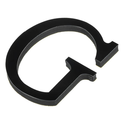 10cm 26 Letters 3D Mirror Acrylic Wall Art Sticker Black Self-Adhesive