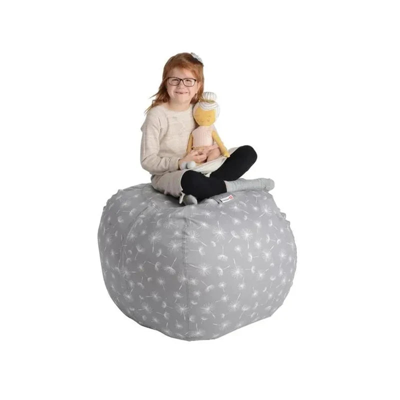 Printed Children's Plush Toy Storage Beanbag Set Comfortable Lazy Sofa Beanbag