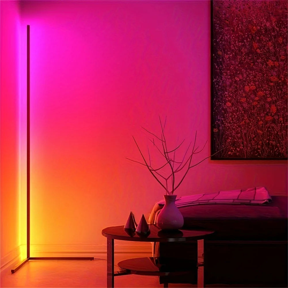 Corner Floor Lamp, 60-Inch Led Corner Lamp, p For Living Room Bedroom Game Room