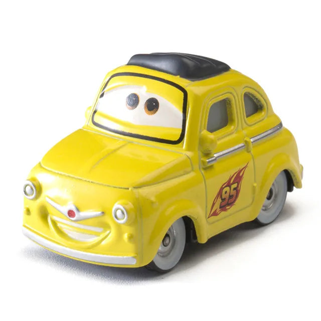 Cars toy Pixar Cars Toy Lightning McQueen Jackson Storm Mater Sally Sheriff 1:55 Diecast Model Car Toy
