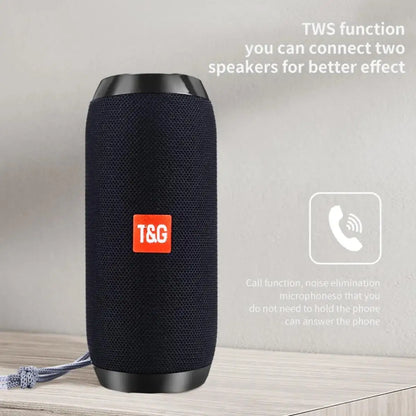 Portable Bluetooth Speaker Wireless , Ipx4 Waterproof Bluetooth 5.0 TWS MP3 Player Paring Aux & Tf-Card Input for Home  Outdoor