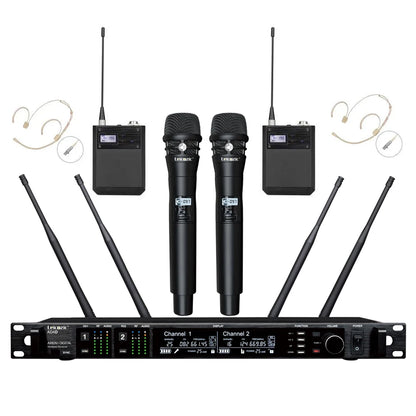 Leicozic AD4D/KSM9 900/500/600Mhz Stage Microphone Wireless System Condensor Microfone Hand Mic Lavalier Microfono UHF Microfon