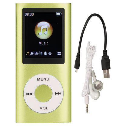 Aluminum Alloy MP3 Player Stylish Multifunctional Lossless Sound Slim 1.8 Inch LCD Screen Portable MP3 Music Player