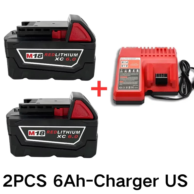 Professional Style
Fast Shipping from the USA
Power your tools with this premium 18V 6.0Ah lithium-ion replacement battery compatible with Milwaukee M18 cordless power tools. Designed for long-lasting performance, stable powe