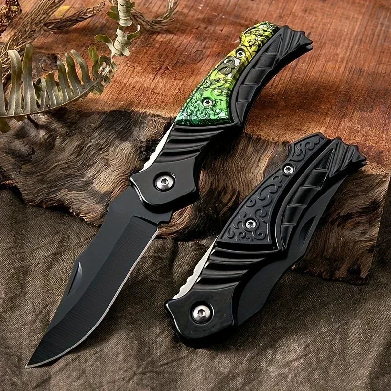 2025 new high quality  Portable Outdoor Folding Pocket Knife - Sharp Survival Knife for Camping, Hiking