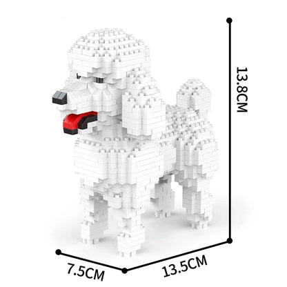 KNEW BUILT Dachshund Dogs Model Micro Mini Building Blocks: